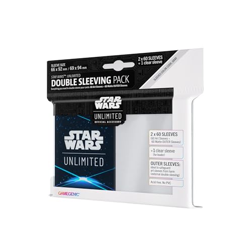 Star Wars: Unlimited Art Sleeves Double Sleeving Pack: Space Blue