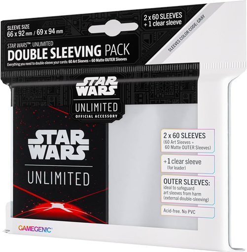 Star Wars: Unlimited Art Sleeves Double Sleeving Pack: Space Red