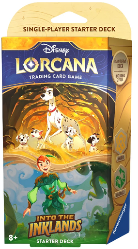 DISNEY LORCANA INTO THE INKLANDS STARTER - Amber Emerald