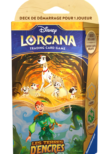 DISNEY LORCANA Les Terres d'Encres STARTER - Ambre – Émeraude