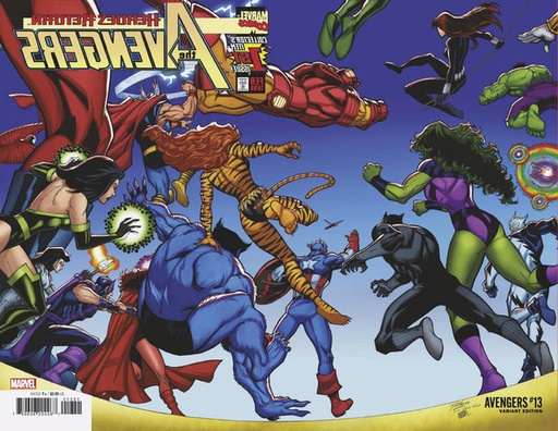 AVENGERS #13 LIM WRAPAROUND VARIANT
