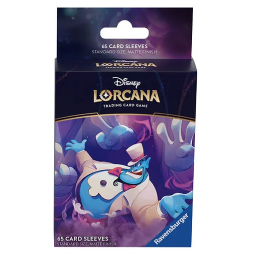 DISNEY LORCANA CARD SLEEVE SET 4 PACK A GENIE