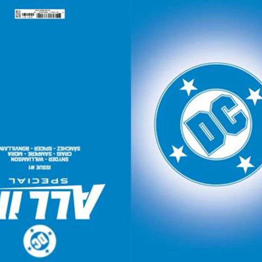 DC ALL IN SPECIAL #1 LOGO FOIL