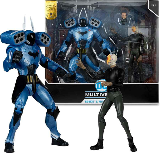DC MULTIVERSE WITH MEGAFIG 2PK - ROOKIE & MISTER BLOOM (GOLD LABEL) (SDCC)