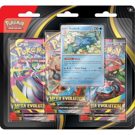 POKEMON ME01 MEGA EVOLUTION 3-PACK BLISTER